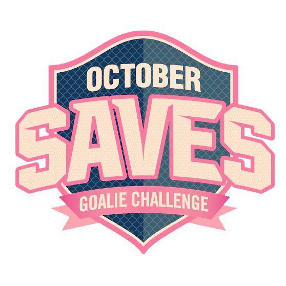 October Saves Goalie Challenge logo
